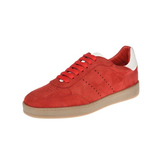 Cinque Skórzane sneakersy &quot;Lucia&quot; w kolorze czerwonym ze sklepu Limango Polska w kategorii Buty sportowe damskie - zdjęcie 183994350