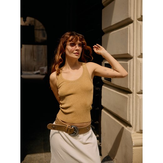 Reserved - Muślinowa spódnica midi - złamana biel Reserved XS Reserved