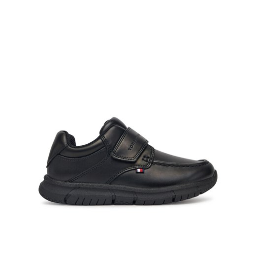 Tommy Hilfiger Półbuty Low Cut Velcro Shoe T3B4-33176-1355 M Czarny ze sklepu MODIVO w kategorii Buty sportowe dziecięce - zdjęcie 183995831