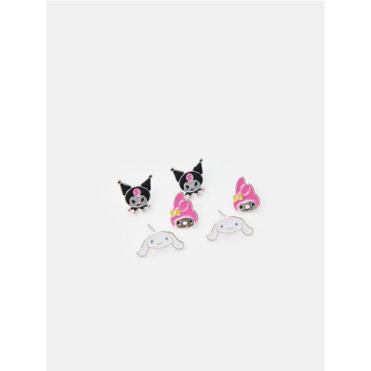Sinsay - Kolczyki 3 pack Hello Kitty - wielobarwny ze sklepu Sinsay w kategorii Kolczyki - zdjęcie 183998094