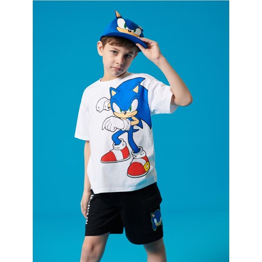 Sinsay - Koszulka Sonic the Hedgehog - biały ze sklepu Sinsay w kategorii T-shirty chłopięce - zdjęcie 183998152