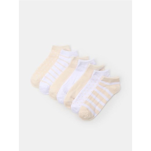 Sinsay - Skarpetki stopki 7 pack - wielobarwny ze sklepu Sinsay w kategorii Skarpetki damskie - zdjęcie 183998160
