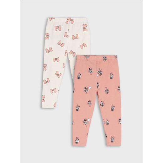 Sinsay - Legginsy 2 pack Myszka Minnie - pomarańczowy ze sklepu Sinsay w kategorii Odzież dla niemowląt - zdjęcie 183998192