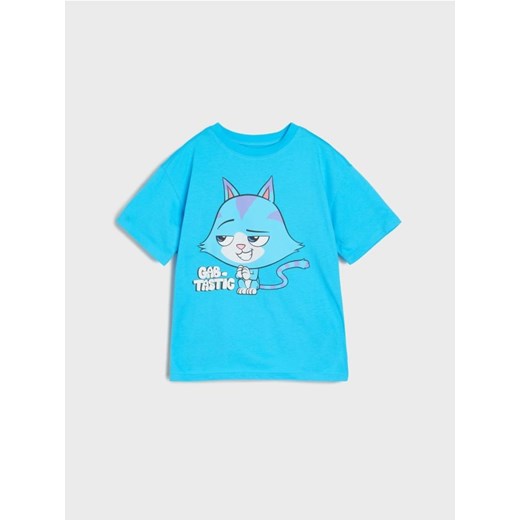Sinsay - Koszulka Gabby's Dollhouse - niebieski ze sklepu Sinsay w kategorii T-shirty chłopięce - zdjęcie 183998252