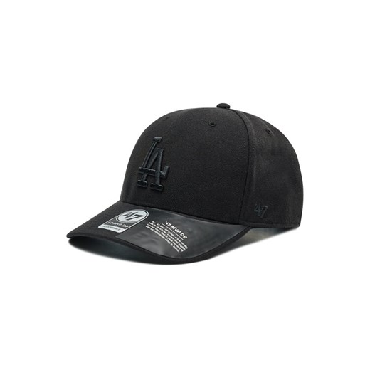 Czapka z daszkiem 47 Brand MLB Los Angeles Dodgers Cold Zone B-CLZOE12WBP-BKD Czarny ze sklepu eobuwie.pl w kategorii Czapki z daszkiem damskie - zdjęcie 183998404