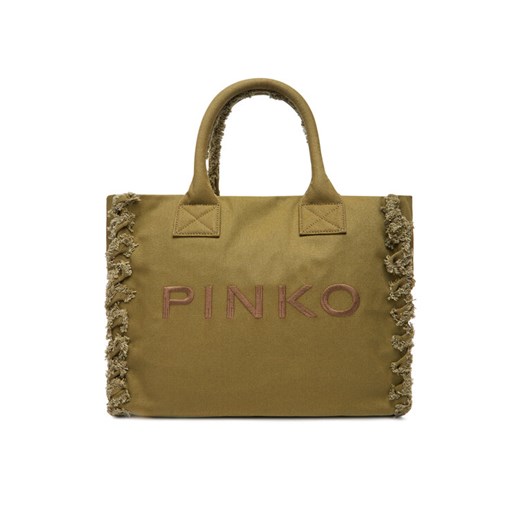 Torba PINKO Beach Shopping PE 24 PLTT 100782 A1WQ Zielony Pinko 00 eobuwie.pl