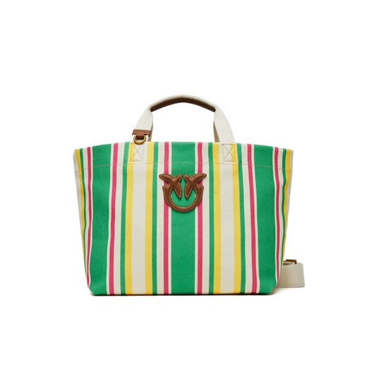 Torebka PINKO Shopping Bag Medium PE 25 PLTT 104753 A2G5 Zielony ze sklepu eobuwie.pl w kategorii Torebki damskie - zdjęcie 183998474