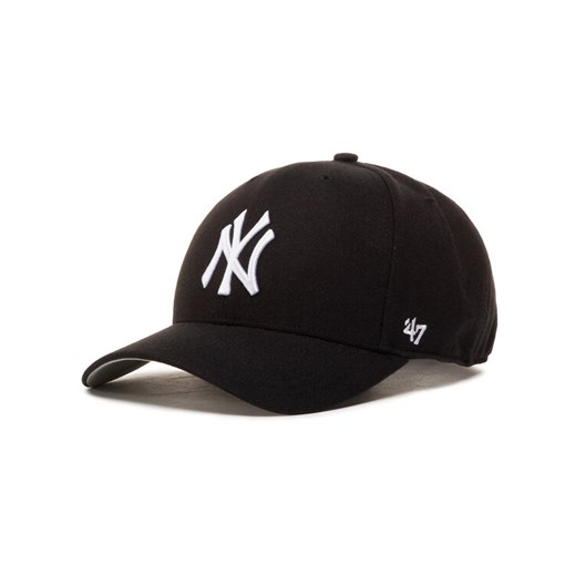 Czapka z daszkiem 47 Brand New York Yankees Cold Zone '47 B-CLZOE17WBP-BK Czarny ze sklepu eobuwie.pl w kategorii Czapki z daszkiem męskie - zdjęcie 183998500