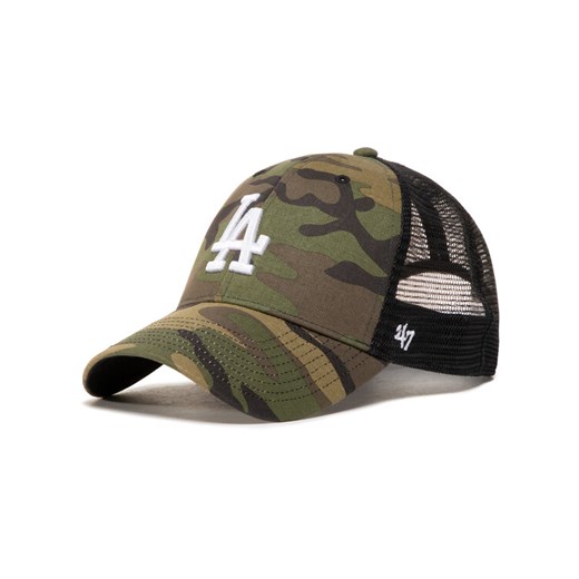 Czapka z daszkiem 47 Brand Mlb Los Angeles Dodgers Branson B-CBRAN12GWP-CMD Zielony ze sklepu eobuwie.pl w kategorii Czapki z daszkiem męskie - zdjęcie 183998544