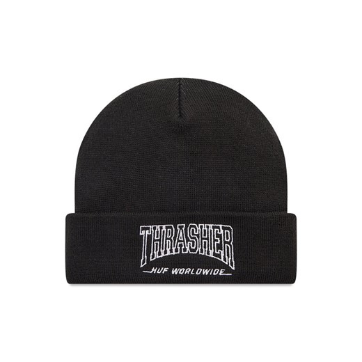 Czapka z daszkiem HUF Field Crew Beanie BN00133 Czarny ze sklepu eobuwie.pl w kategorii Czapki zimowe męskie - zdjęcie 183998570