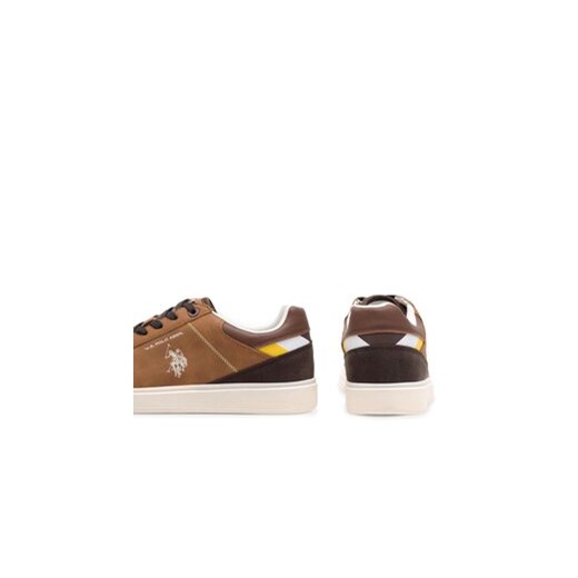 Sneakersy U.S. Polo Assn. ROKKO001M/CU1 Brązowy 44 eobuwie.pl