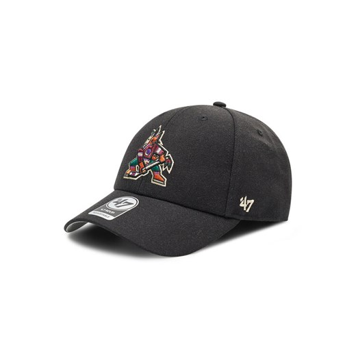 47 Brand Czapka z daszkiem Arizona Coyotes '47 Mvp H-MVP21WBV-BKD Czarny ze sklepu MODIVO w kategorii Czapki dziecięce - zdjęcie 183999472