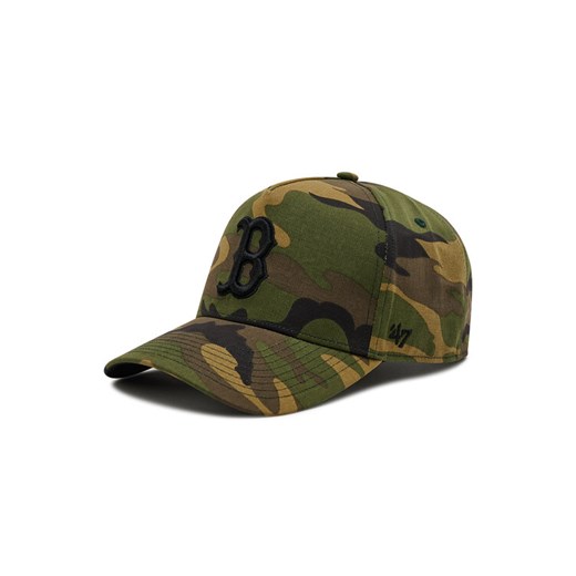 47 Brand Czapka z daszkiem Boston Red Sox B-GRVSP02CNP-CM Zielony ze sklepu MODIVO w kategorii Czapki z daszkiem damskie - zdjęcie 183999564