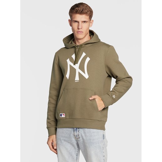 New Era Bluza New York Yankees Team Logo 11863698 Zielony Regular Fit ze sklepu MODIVO w kategorii Bluzy męskie - zdjęcie 183999583