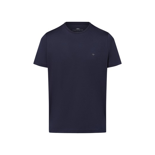 Fynch-Hatton Koszulka męska Mężczyźni Bawełna granatowy jednolity ze sklepu vangraaf w kategorii T-shirty męskie - zdjęcie 184000261