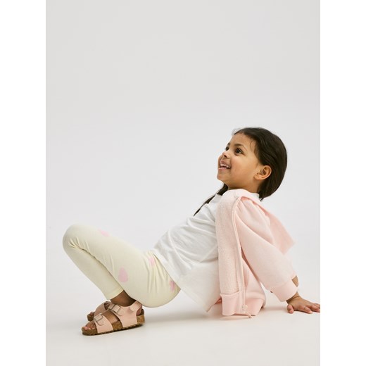 Reserved - Bawełniane legginsy 2 pack - wielobarwny ze sklepu Reserved w kategorii Spodnie dziewczęce - zdjęcie 184000462