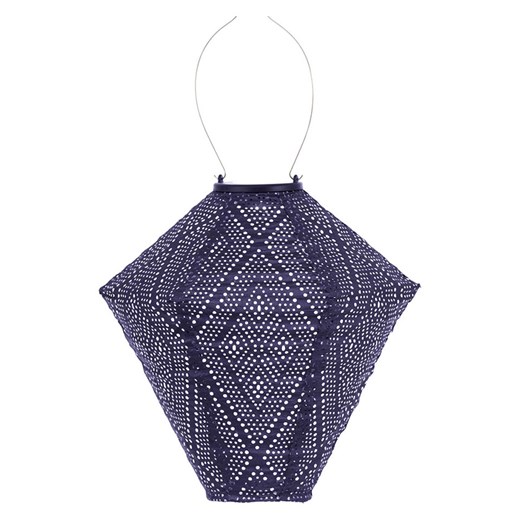 Lumiz Lampion solarny LED "Ikat Diamond" w kolorze fioletowym - wys. 28 x Ø 28 cm - id: 17178744 - marki Lumiz - 184001331 Lumiz Lampion solarny LED "Ikat Diamond" w kolorze fioletowym - wys. 28 x Ø 28 cm ze sklepu Limango Polska w kategorii Oświetlenie - zdjęcie 184001331
