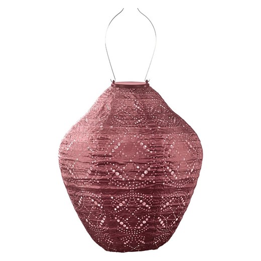 Lumiz Lampion solarny LED "Mandela Jar" w kolorze miedzianym - wys. 34 x Ø 30 cm - id: 17178755 - marki Lumiz - 184001341 Lumiz Lampion solarny LED "Mandela Jar" w kolorze miedzianym - wys. 34 x Ø 30 cm ze sklepu Limango Polska w kategorii Oświetlenie - zdjęcie 184001341