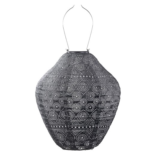 Lumiz Lampion solarny LED &quot;Spectare Jar&quot; w kolorze szarym - wys. 34 x Ø 30 cm ze sklepu Limango Polska w kategorii Oświetlenie ogrodowe - zdjęcie 184001343