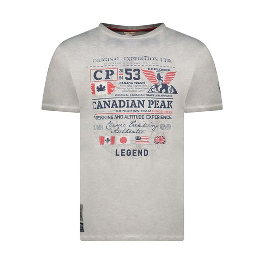 Canadian Peak Koszulka &quot;Jorickeak&quot; w kolorze szarym ze sklepu Limango Polska w kategorii T-shirty męskie - zdjęcie 184001564