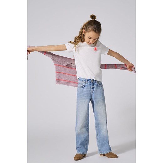 KIDS ONLY Koszulka &quot;Happy&quot; w kolorze białym ze sklepu Limango Polska w kategorii Bluzki dziewczęce - zdjęcie 184002110