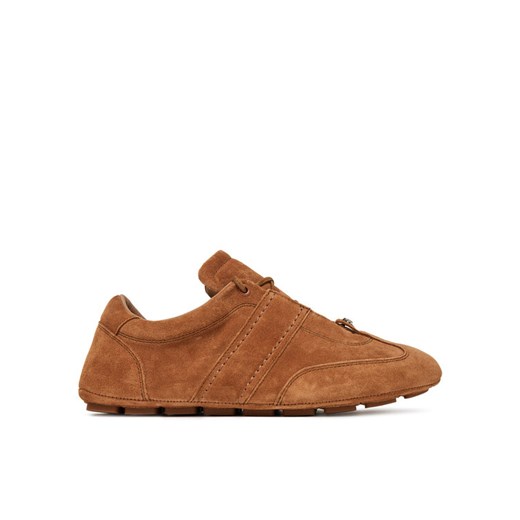 Sneakersy BOSS Roxanne 50547962 Brązowy ze sklepu eobuwie.pl w kategorii Buty sportowe damskie - zdjęcie 184002493