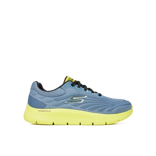 Sneakersy Skechers Go Walk Flex-Brendon 216687/SLT Niebieski ze sklepu eobuwie.pl w kategorii Buty sportowe męskie - zdjęcie 184002511