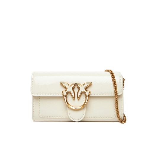PINKO Torebka Love One Wallet C PE25 PLTT 100062 A1UV Biały ze sklepu MODIVO w kategorii Kopertówki - zdjęcie 184003112