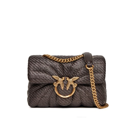 PINKO Torebka Love Puff Mini Cl PE 25 PLTT 100039 A2C8 Brązowy ze sklepu MODIVO w kategorii Torebki damskie - zdjęcie 184003130