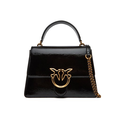 PINKO Torebka Love One Top Handle Classic Light PE 25 PLTT 100066 A1UV Czarny ze sklepu MODIVO w kategorii Torebki damskie - zdjęcie 184003144