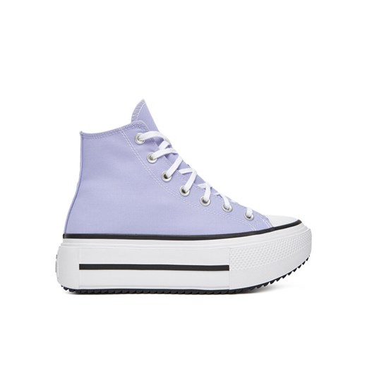 Converse Trampki Chuck Taylor All Star Lift Double Stack A15206C Fioletowy ze sklepu MODIVO w kategorii Trampki damskie - zdjęcie 184003224