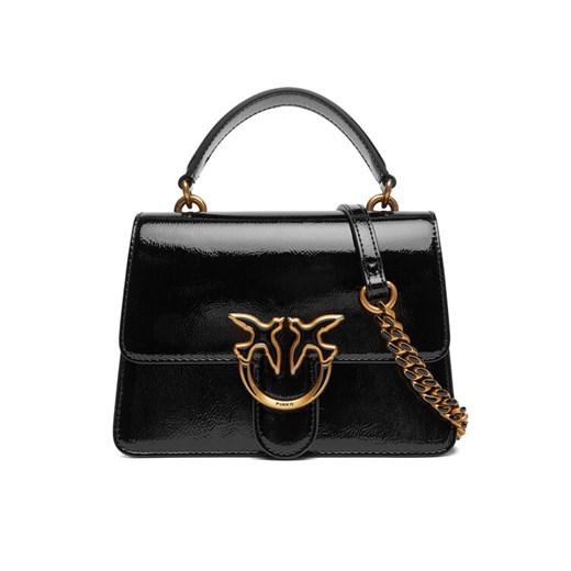 PINKO Torebka Love One Top Handle Mini Light PE 25 PLTT 100071 A1UV Czarny ze sklepu MODIVO w kategorii Torebki damskie - zdjęcie 184003242