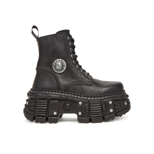 NEW ROCK Botki M-OVERZTANK001-C1 Czarny ze sklepu MODIVO w kategorii Botki - zdjęcie 184003261