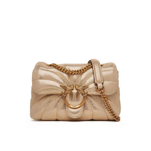 PINKO Torebka Love Puff Mini Cl PE 25 PLTT 100039 A27F Złoty ze sklepu MODIVO w kategorii Kopertówki - zdjęcie 184003283