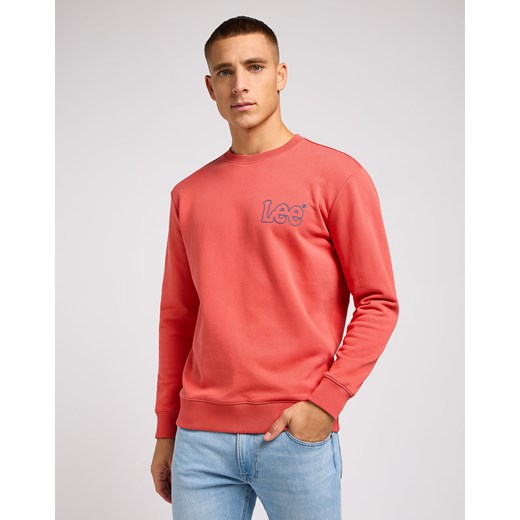 LEE WOBBLY SWS MĘSKA BLUZA NIEROZPINANA LOGO POPPY 112349356 L81M015640 ze sklepu YouNeedit.pl w kategorii Bluzy męskie - zdjęcie 184004230