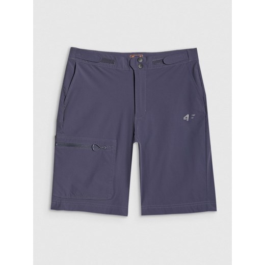 Damskie spodenki trekkingowe 4F 4FWSS25TFSHF0954 - granatowe ze sklepu Sportstylestory.com w kategorii Szorty - zdjęcie 184004573