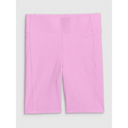Damskie legginsy krótkie basic 4F 4FRSS25TSTIF020 - różowe ze sklepu Sportstylestory.com w kategorii Szorty - zdjęcie 184004983