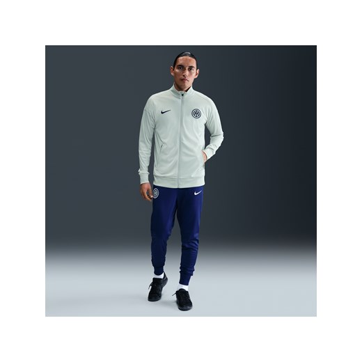 Męski dzianinowy dres piłkarski Nike Dri-FIT Inter Mediolan Strike - Szary ze sklepu Nike poland w kategorii Dresy męskie - zdjęcie 184006962