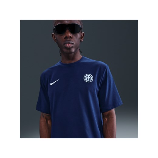 Męska koszulka piłkarska z krótkim rękawem Nike Dri-FIT Inter Mediolan Primary - Niebieski ze sklepu Nike poland w kategorii T-shirty męskie - zdjęcie 184007000