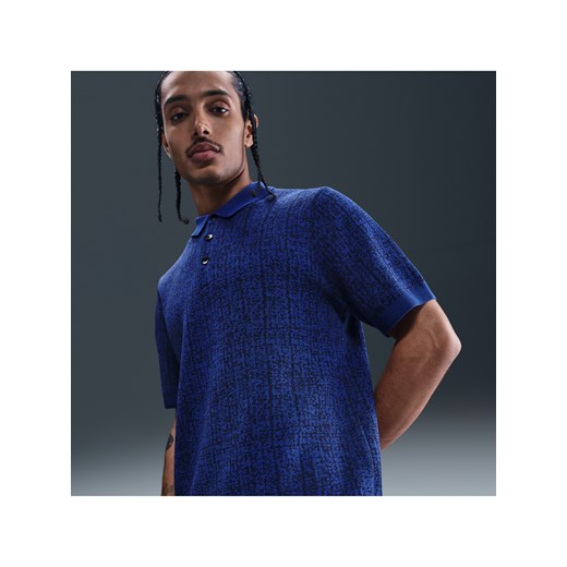 Męska piłkarska koszulka polo z dzianiny Nike FFF Club - Niebieski ze sklepu Nike poland w kategorii T-shirty męskie - zdjęcie 184007073