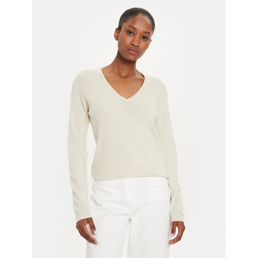 United Colors Of Benetton Sweter 1091D4625 Beżowy Regular Fit ze sklepu MODIVO w kategorii Swetry damskie - zdjęcie 184007900