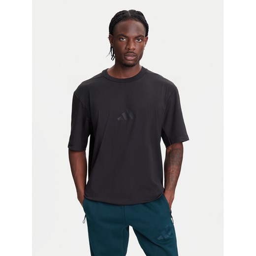 adidas T-Shirt Z.N.E. JJ1151 Czarny Loose Fit ze sklepu MODIVO w kategorii T-shirty męskie - zdjęcie 184007911