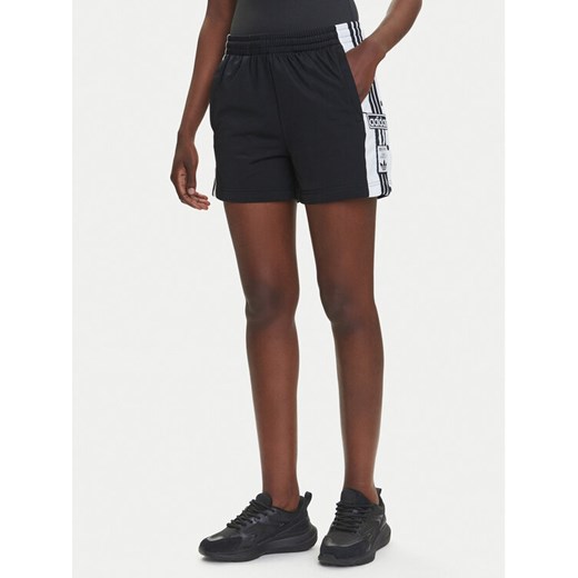 adidas Szorty sportowe Adibreak IU2518 Czarny Loose Fit ze sklepu MODIVO w kategorii Szorty - zdjęcie 184007983