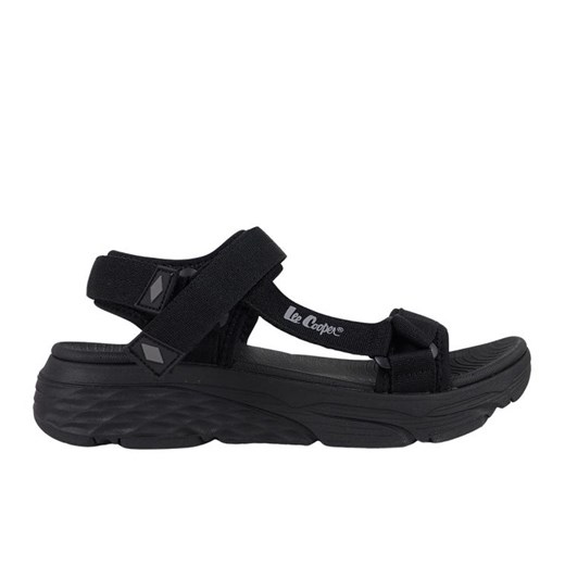 Sandały damskie Lee Cooper  LCW-25-03-3398LA czarne ze sklepu ButyModne.pl w kategorii Sandały damskie - zdjęcie 184008444