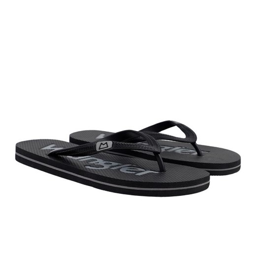 Japonki Wrangler Cole Flipflop 20251043 25Y czarne ze sklepu ButyModne.pl w kategorii Klapki męskie - zdjęcie 184008464