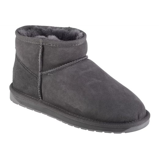 Buty Emu Australia Stinger Micro W10937-CHAR szare ze sklepu ButyModne.pl w kategorii Śniegowce damskie - zdjęcie 184008511