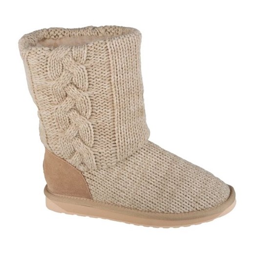 Buty, kapcie Emu Australia Bartle W13142-MACA beżowy ze sklepu ButyModne.pl w kategorii Kapcie damskie - zdjęcie 184008522