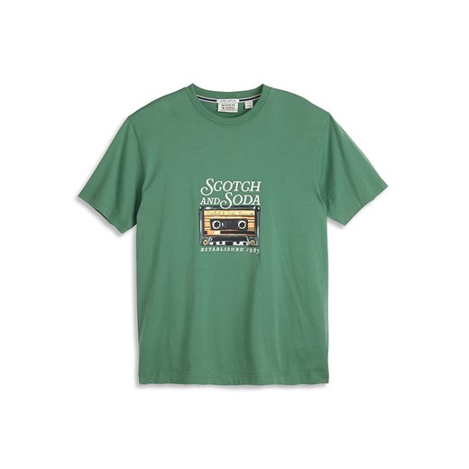 Scotch &amp; Soda Koszulka w kolorze zielonym ze sklepu Limango Polska w kategorii T-shirty męskie - zdjęcie 184008952