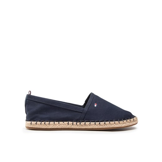 Espadryle Tommy Hilfiger Basic Tommy Flat Espadrille FW0FW06497 Granatowy Tommy Hilfiger 39 eobuwie.pl