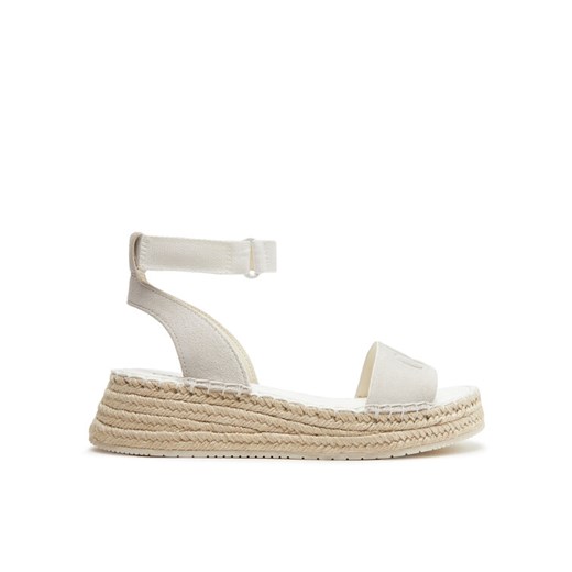 Espadryle Calvin Klein Jeans Sporty Wedge Rope Su Con YW0YW00977 Écru 39 eobuwie.pl